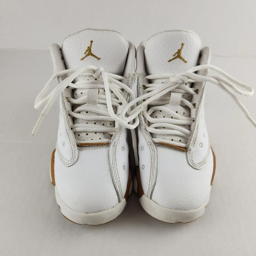 Jordan Shoes Kids 12C White Wheat Air Jordan 13 Retro DJ3005-171 Basketball‎ Mid